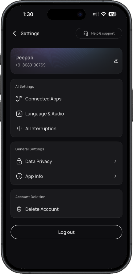 Settings